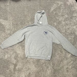 Russell men’s large West Virginia University exercise physiology gray hoodie